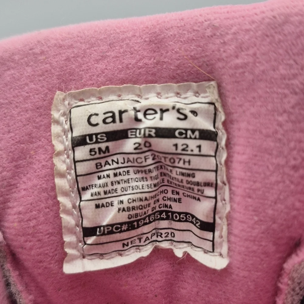 Carter's Kids Boots - Metallic Silver and Brown